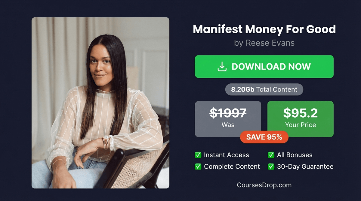 Manifest Money For Good download package