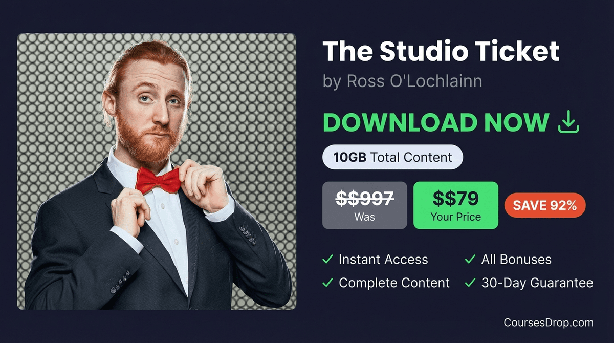 The Studio Ticket download package