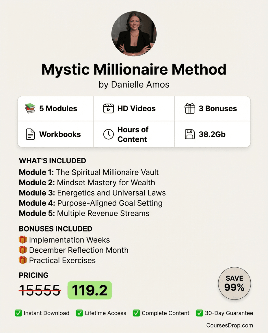 Mystic Millionaire Method infographic